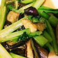 as0816's cooksnap of when they made 茄子と小松菜としめじのオイスターマヨ！.