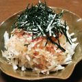 ようざん羊's cooksnap of when they made 大根花かつお海苔サラダ.