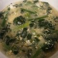 hamanny's cooksnap of when they made 卵とほうれん草の栄養満点スープ.