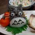 チャトラン0601's cooksnap of when they made 大根おろしアート（トトロ）.