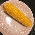 まな87's cooksnap of when they made レンジ弱でとうもろこし＊八百屋さん直伝.