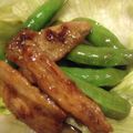 chiiimaa's cooksnap of when they made スナップえんどうと豚肉の炒め物.