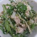 しもきゅう's cooksnap of when they made 胡桃味噌で簡単☆水菜白和え風サラダ.