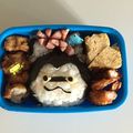 sacuram's cooksnap of when they made 妖怪ウォッチ☆ダークニャン☆キャラ弁.