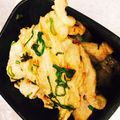 sacuram's cooksnap of when they made お弁当に★薄切り豚のネギレモン炒め★.