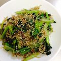 クックK5Q37G☆'s cooksnap of when they made 小松菜のじゃこ炒め.