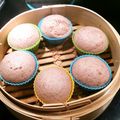 ぜいば's cooksnap of when they made 苺の蒸しケーキ★.