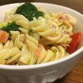 Faiza's cooksnap of when they made スモークサーモンとディルのパスタサラダ.