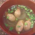 イニシヘ's cooksnap of when they made 材料2つ♪新玉ねぎとウィンナーのスープ.