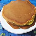 はかまっちょ's cooksnap of when they made 強力粉でもちふわパンケーキ(*^^*).
