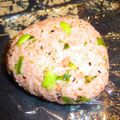 ジョングレ's cooksnap of when they made たらこ×枝豆×葱×胡麻のおにぎり.