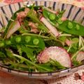 rie-tin's cooksnap of when they made 水菜とわかめのツナサラダ.