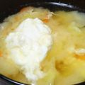 クックLS9WN0☆'s cooksnap of when they made 絶品！キャベツと玉子の味噌汁.