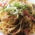 ちるみん＊'s cooksnap of when they made 簡単10分きのことベーコンの和風パスタ.