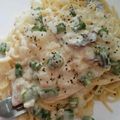 hamanny's cooksnap of when they made アスパラと新玉ねぎの全卵カルボナーラ☆.