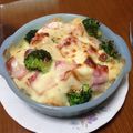 ぽて郎's cooksnap of when they made 簡単☆豆乳ソースでとろ〜りパングラタン.