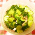 xuema's cooksnap of when they made お手軽きゅうりの韓国風.