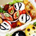 ある☆'s cooksnap of when they made 妖怪ウォッチ⌚︎ゆで卵ウィスパー 運動会ver. キャラ弁.