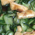 すずき☆'s cooksnap of when they made キュウリと油揚げの梅風味の酢の物.