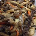 nothree's cooksnap of when they made ごぼうと牛肉とこんにゃくの甘辛煮.