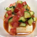 summer813's cooksnap of when they made トマト キュウリ 豆腐 の サラダ.