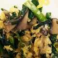 みさしおん☆'s cooksnap of when they made ニラと椎茸の卵とじ.