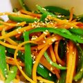 ICCHIE31's cooksnap of when they made お弁当の彩りに＊簡単！人参ピーマン炒め＊.