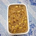 赤丸39's cooksnap of when they made もやしだけビビンバ.