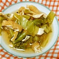memepiko's cooksnap of when they made 実家の味★キャベツ油揚げのさっと煮.