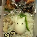 クックXE06FO☆'s cooksnap of when they made キャラ弁❈ジブリ　雨の日♥小トトロ.