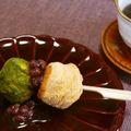 yuki808's cooksnap of when they made おだんごドーナツ 抹茶きな粉とあんこかけ.