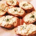 pe_summer☆'s cooksnap of when they made おつまみ♪クリチde焼ガーリックバケット.