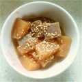 クックM7YXSD☆'s cooksnap of when they made 大根とこんにゃくの♡胡麻味噌煮♡.