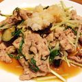 monmama☆'s cooksnap of when they made 簡単料理☆豚と揚げ茄子のハリハリぽん酢焼.