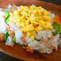 Ｍぱん's cooksnap of when they made 鮭の混ぜ寿司.