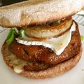 まめざくら's cooksnap of when they made 照り焼きがんもバーガー.