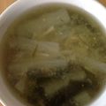 パフケーキ's cooksnap of when they made 白だしベースのお味噌汁.