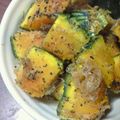 有希-yuki-'s cooksnap of when they made 簡単！レンジで南瓜の塩和え.