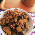 さっちぃα's cooksnap of when they made 豚ひきと茄子の味噌炒め丼.