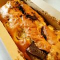 0shake00's cooksnap of when they made HMでバナナチョコパウンドケーキ♪.