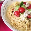 クックD0NTVG☆'s cooksnap of when they made トマトとツナのマヨぽん✿冷製パスタ✿.