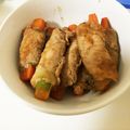料理初心者むい's cooksnap of when they made いんげんと人参の肉巻.