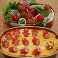 まつぼっくりん703's cooksnap of when they made キャラ弁！　おかず　ウインナーポニョ♪.