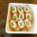 uzu1118's cooksnap of when they made アスパラinちくわ.