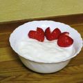 ラッチーU^ｪ^U's cooksnap of when they made いちごとヨーグルトの練乳がけ.