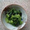 necoronda's cooksnap of when they made 小松菜のにんにく炒め.