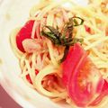 ♡さともん♡'s cooksnap of when they made 簡単☆ツナとトマトの冷製パスタ.
