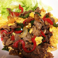 ぴおっと's cooksnap of when they made 牛肉とモヤシたまご炒め.