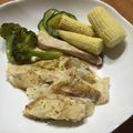 げん君's cooksnap of when they made 白身魚とえりんぎ野菜の昆布蒸し.