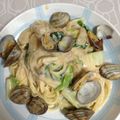 クックANLLO1☆'s cooksnap of when they made 白菜とアサリのチャウダー風パスタ.